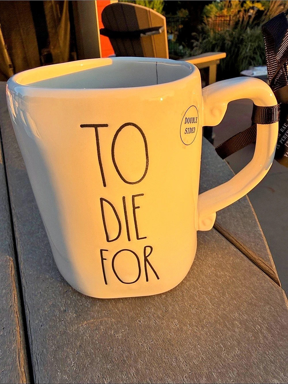 Rae Dunn To Die For mug Floral Halloween Mug